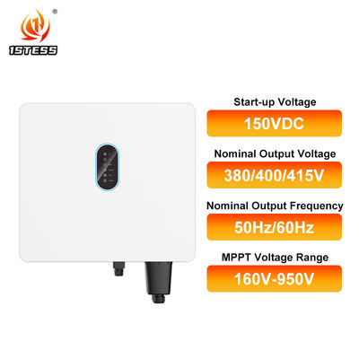 IP66 Three Phase Hybrid Inverter 120V-800V 15kw 20kw 25kw 30kw MPPT On/Off Grid 3 Phase 12kw Solar Inverter