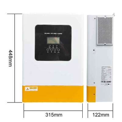 48V Single Phase Hybrid Solar Inverter 6.2kW Pure Sine Wave EQ Battery Optimize