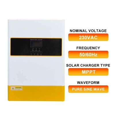 Single Phase MPPT 6.2kw 6.2KVA 48V Hybrid Solar Inverter Pure Sine Wave Off Grid with WiFi Control