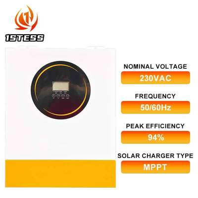 11KW Hybrid Solar Inverter with 500Vdc Max PV Input Powerfactor 1.0 and Detachable Dust Cover